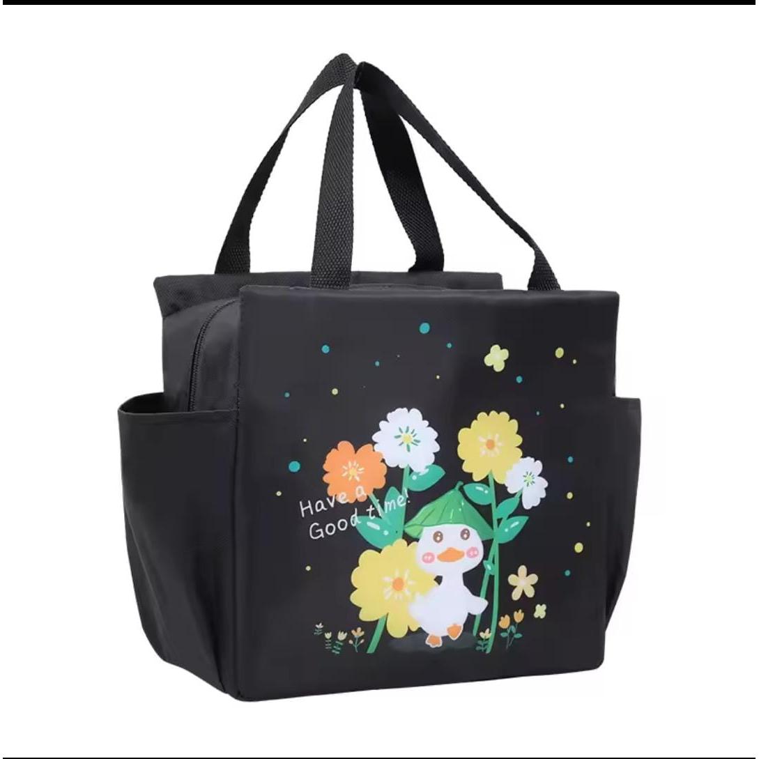 Large Capacity Cartoon Themed Thermal Insulated Lunch Bag