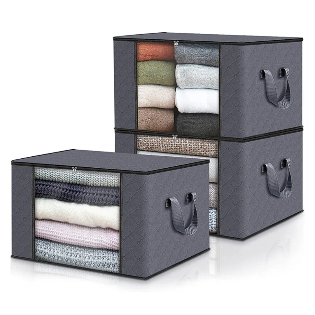 Large Capacity Clothes & Duvet Storage Bag Organizer