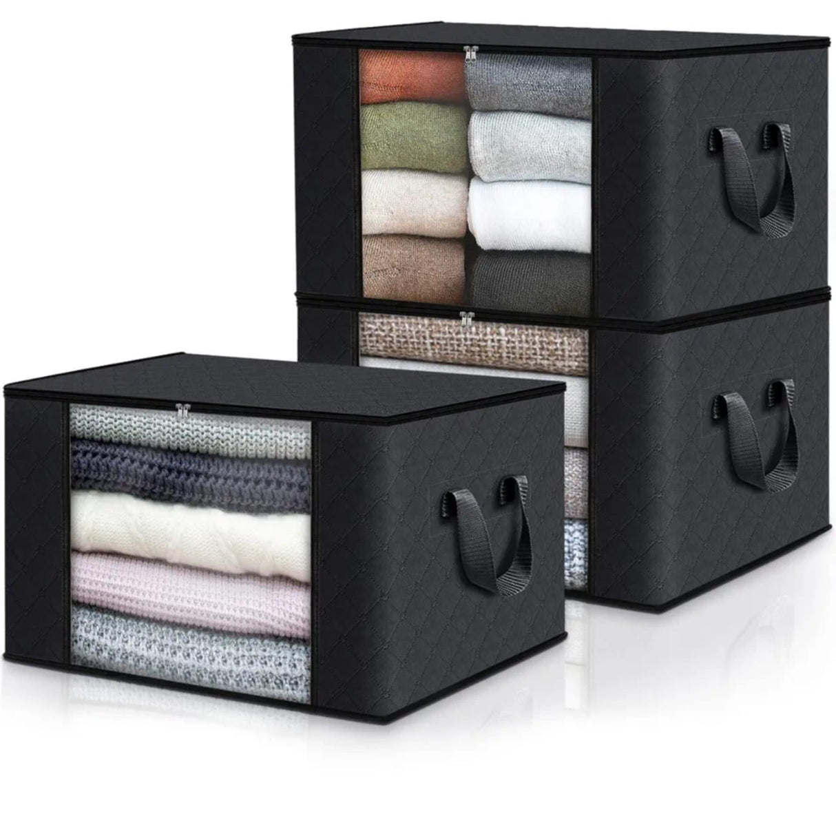 Large Capacity Clothes & Duvet Storage Bag Organizer