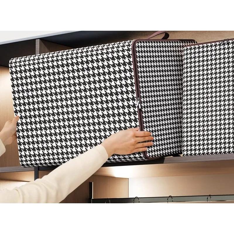 Large Capacity Quilt Duvet Closet Organizer Set of 3pcs Space Saving Storage Bags