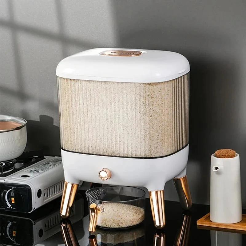 Large Capacity Rice and Cereal Dispenser | Easy Storage Solution Storage Containers Food Dispensers