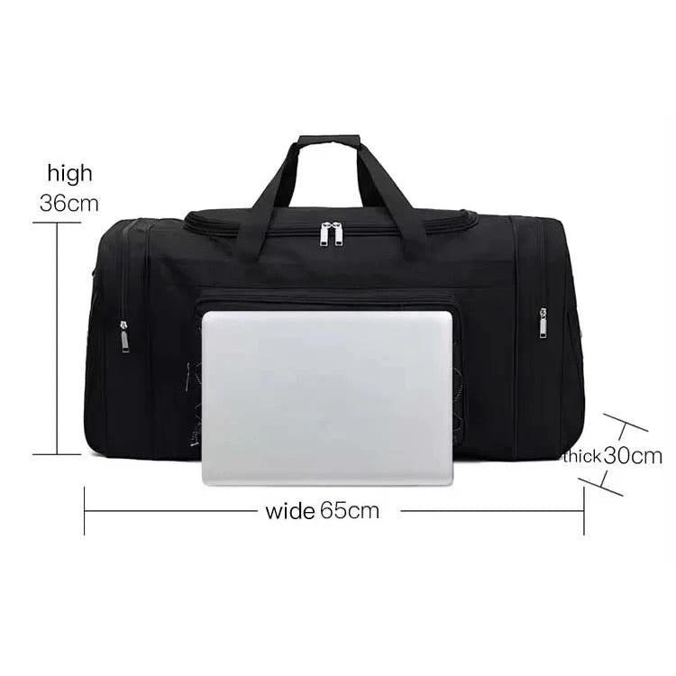 Large Durable Polyester Travel Duffel Bag with Multiple Compartments| For Organized Packing| Adjustable Straps Packing Organizers| 26” x 14” x 12.4” Packing Organizers Duffel Bags