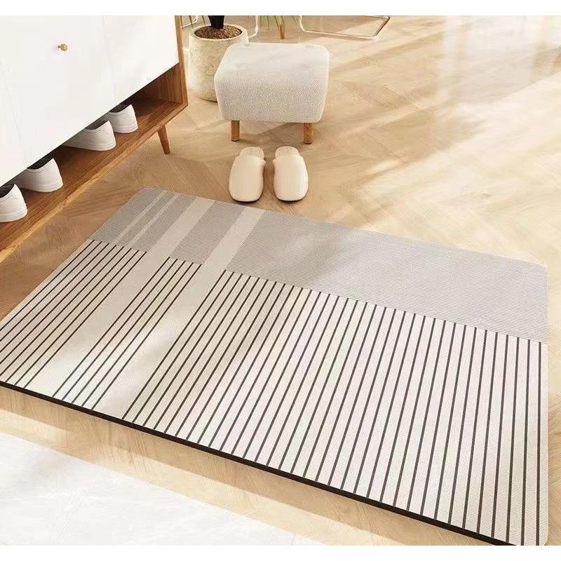 Large Geometric Pattern Door/Bath Mat – 50x80cm Anti-Slip with Rubber Bottom Bath Mats Bath Mats & Rugs