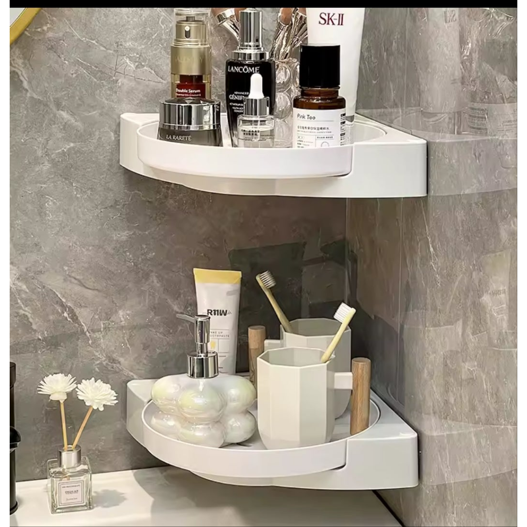 Lazy Susan 360° Rotating Bathroom Organizer Quality ABS 36x25x26cm