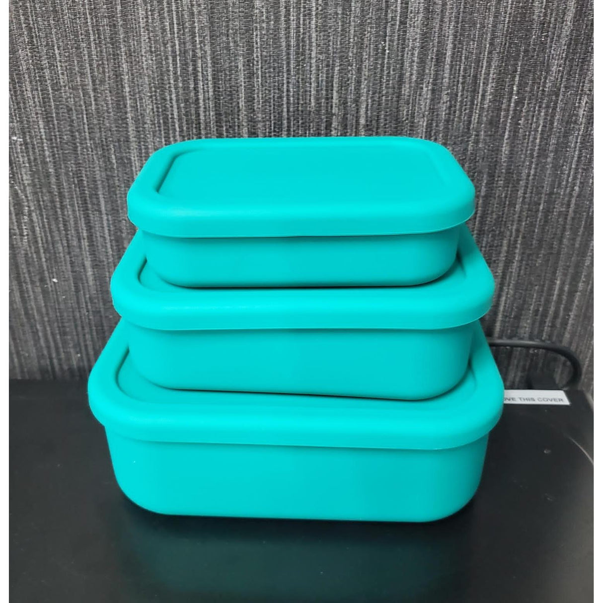 Leak Proof Food Grade Silicone Lunch Box Set 3pcs