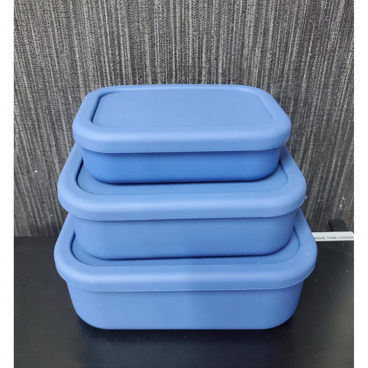 Leak Proof Food Grade Silicone Lunch Box Set 3pcs