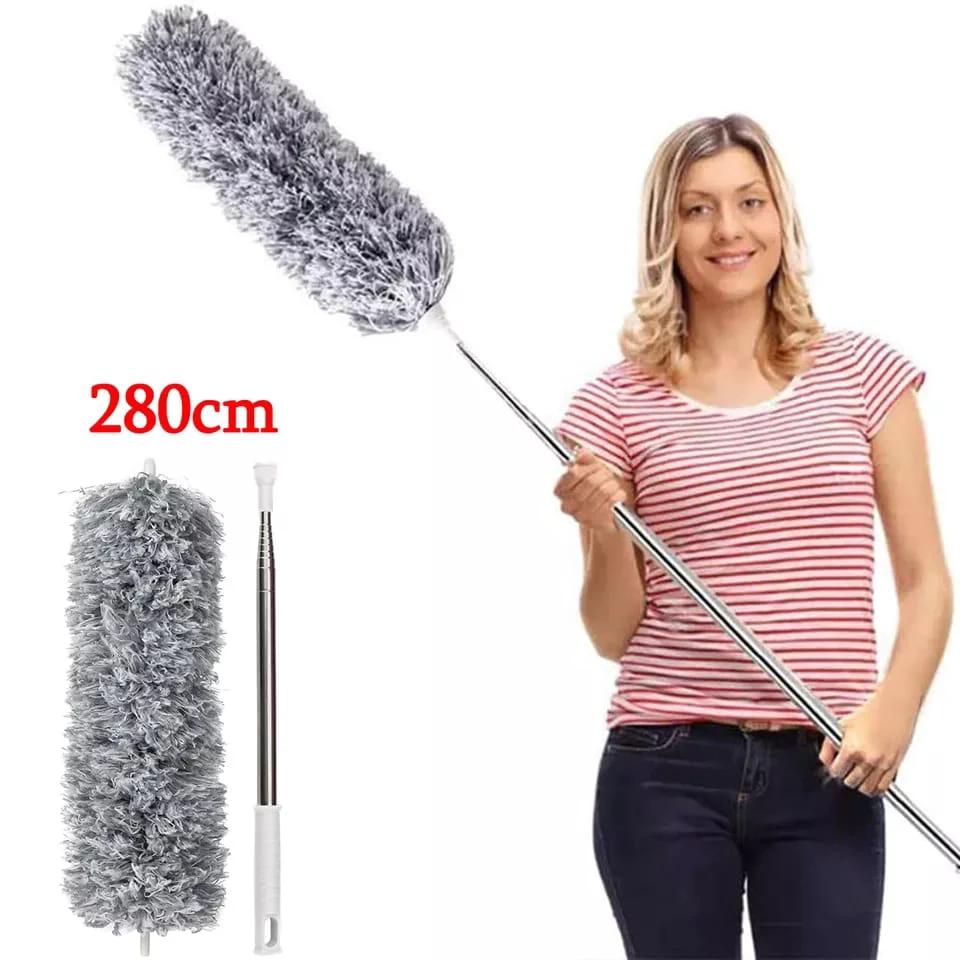 Long Extendable Microfiber Handle Duster Telescopic Anti Dusting Brush for Mites & Gap Cleaning, Household Cleaning Tool Cleaning Tools Dusters