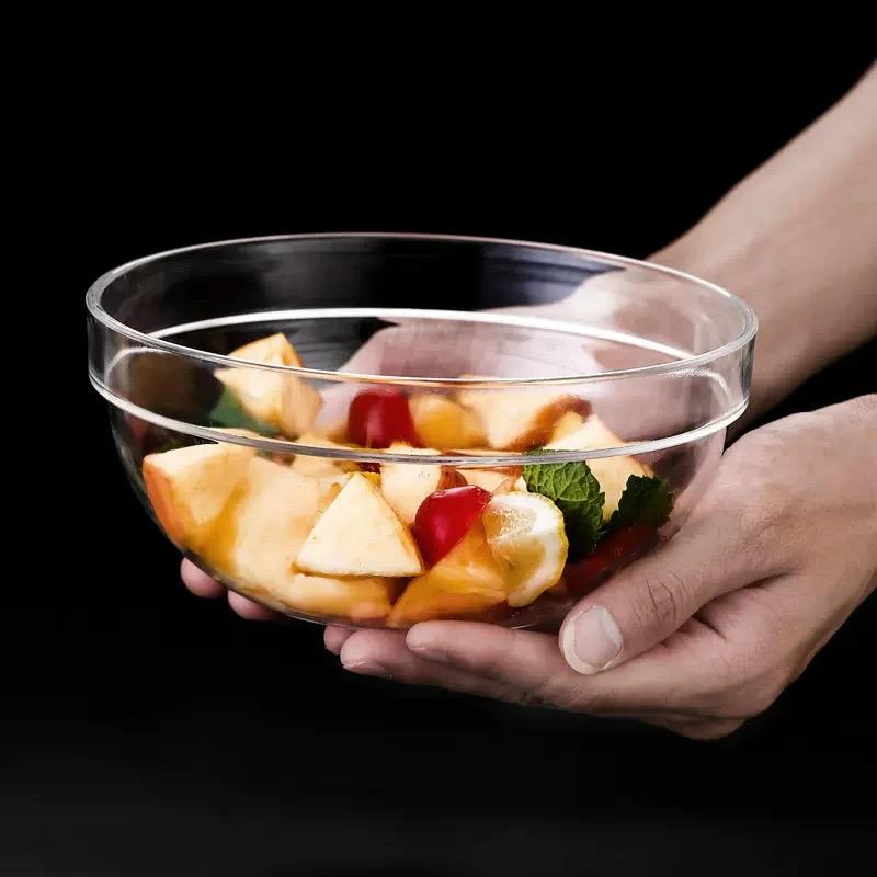 Luminarc Stackable Mixing Bowls | Tempered Glass Bowls in 26cm & 23cm | Durable & Heat Resistant Bakeware Mixing Bowls