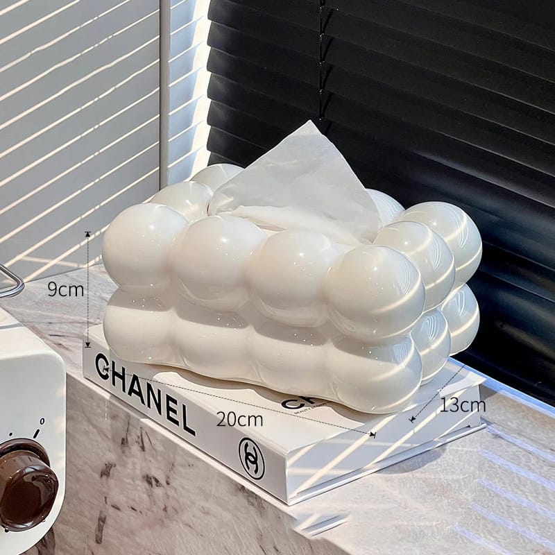 Luxurious Bubble Design Tissue Box Creative Paper Towel Dispenser for Kitchen & Living Room