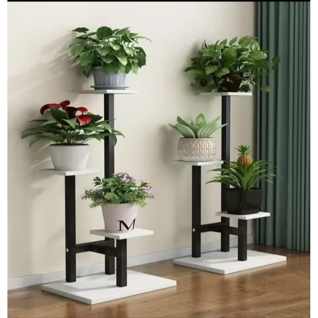 Luxurious Flower Stand Elegant Metal Display Shelf for Home Décor