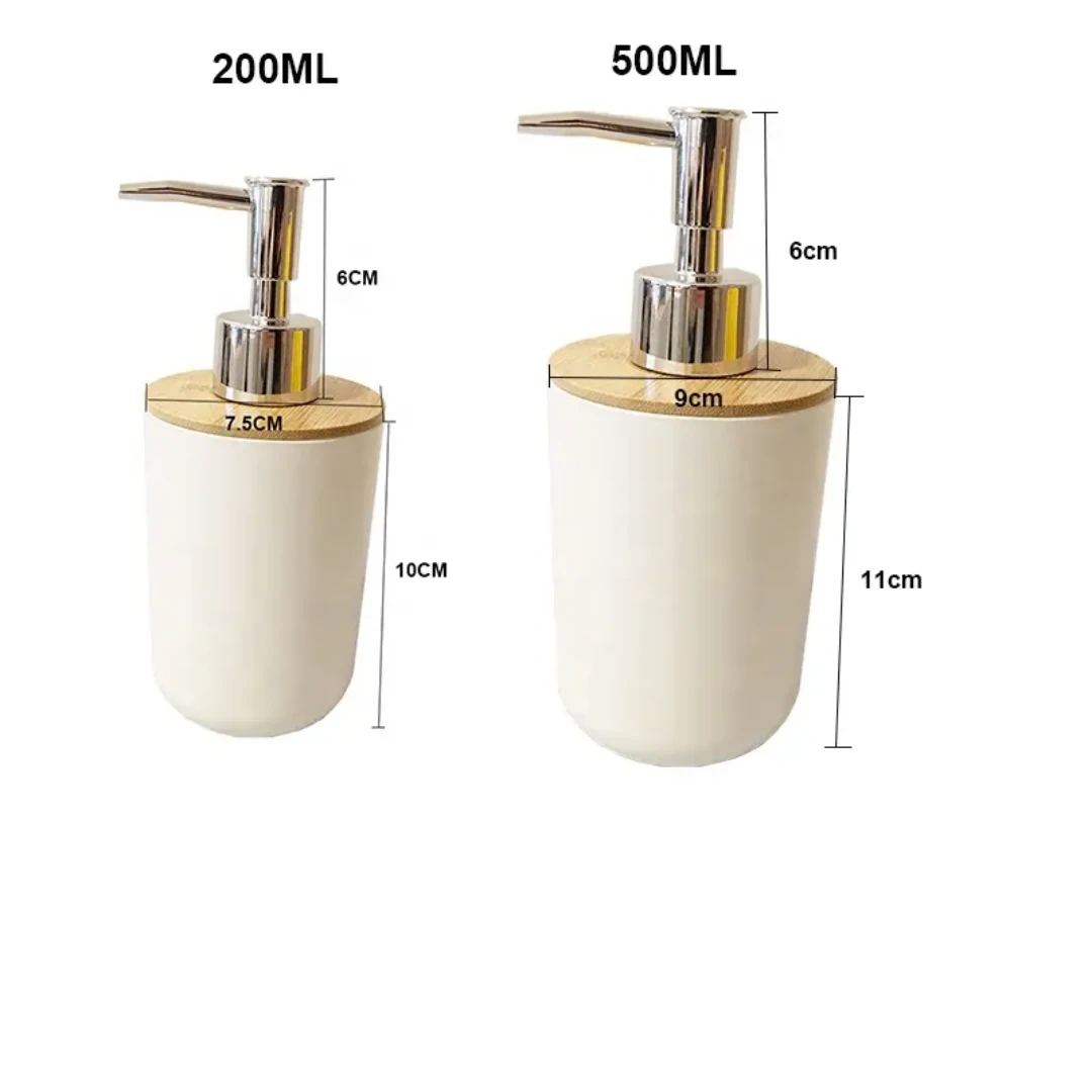 Luxury 500ml Refillable Soap Dispenser Matte Black or White Soap & Lotion Dispensers