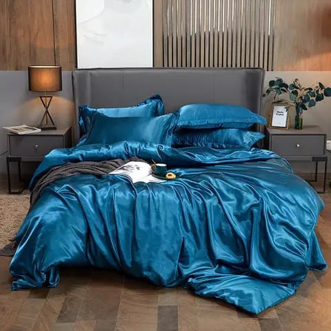 Luxury Mulberry Silk Duvet Cover Set – 100% Premium Silk Bedding