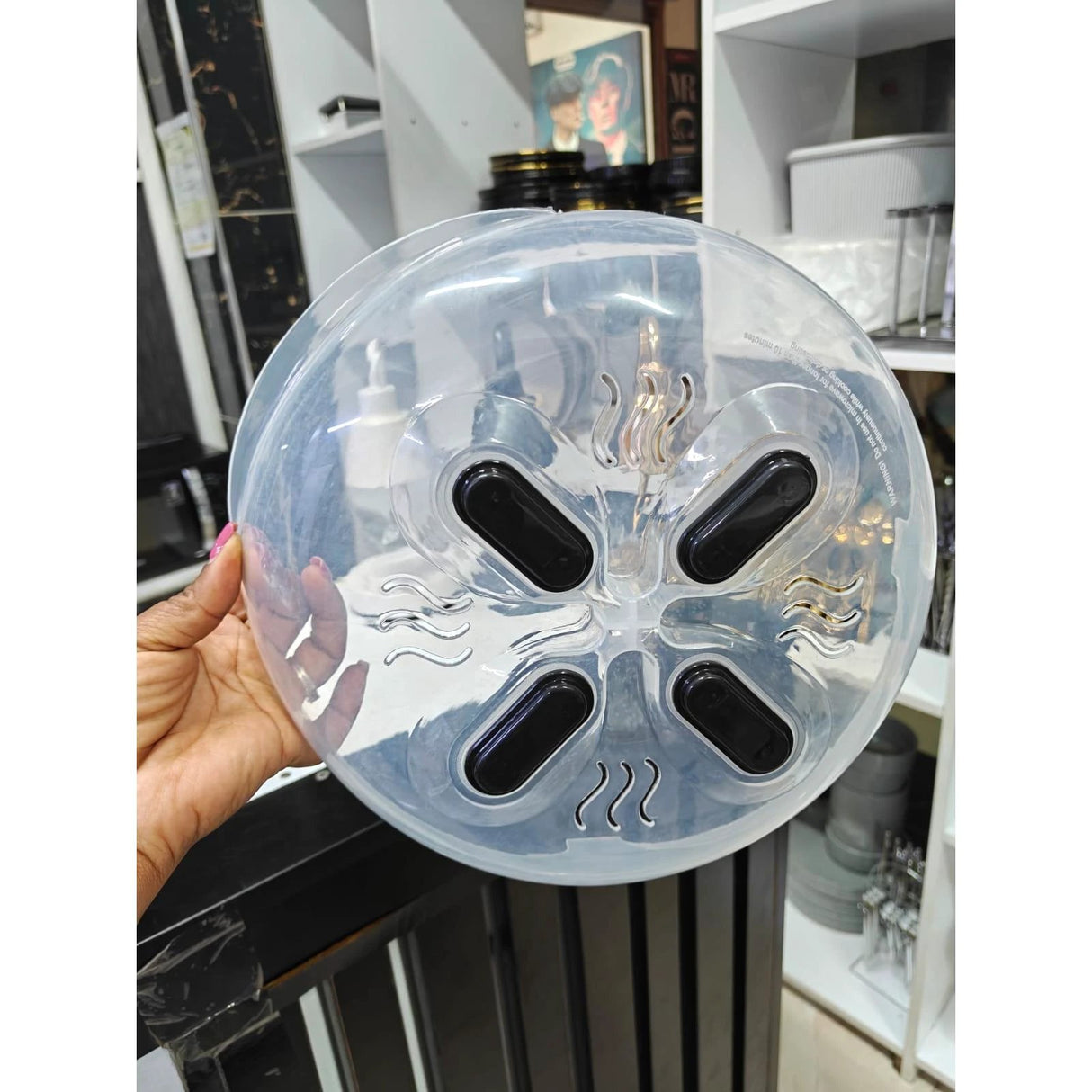 Magnetic Microwave Food Cover – Oil Proof with Ventilation Food cover Microwave Oven Accessories