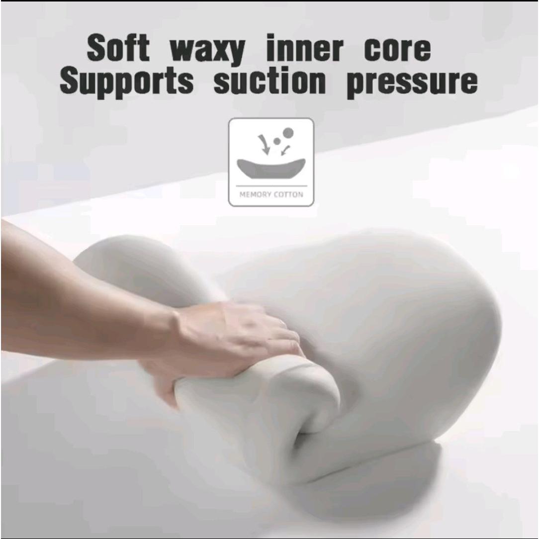 Memory Foam Lumbar and Head Support Car Seat Supporter Set of 2
