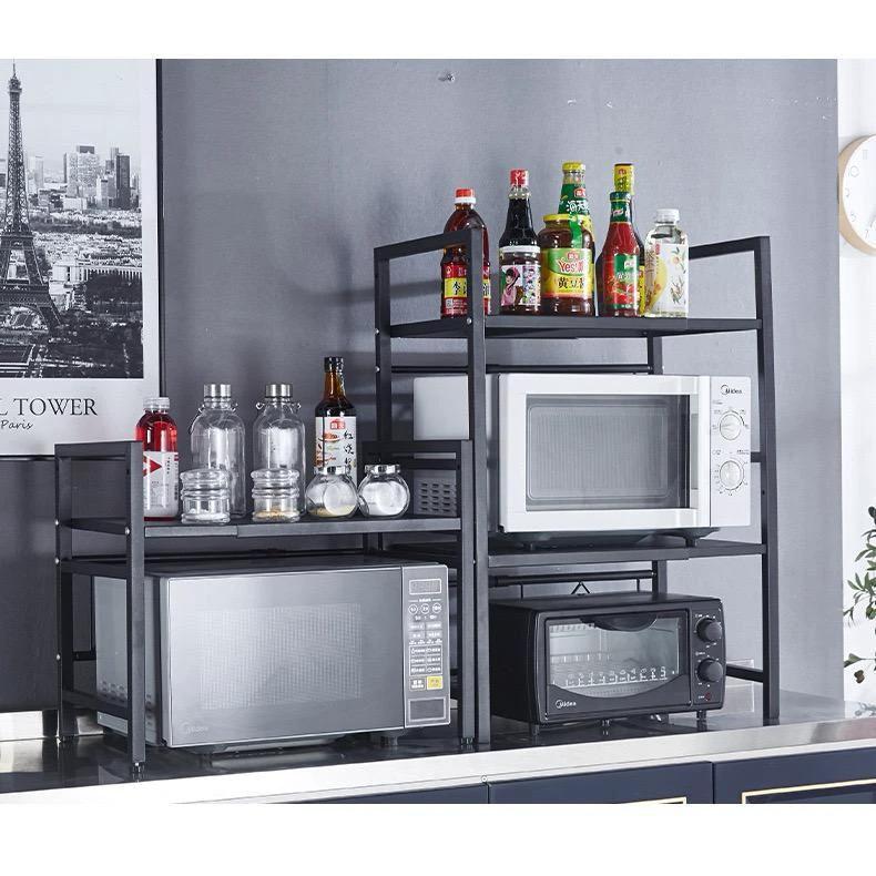 Metallic Microwave Stand for Kitchen Countertop Storage and Organization Microwave stand Microwave Oven Accessories