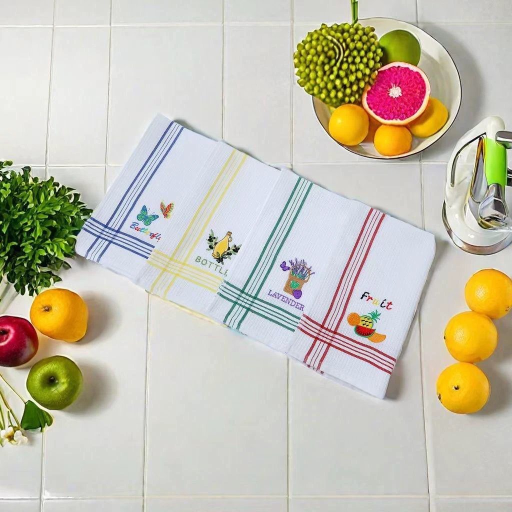 Microfiber Towel Absorbent Kitchen Cleaning Cloth Kitchen Linen Shop Towels & General-Purpose Cleaning Cloths