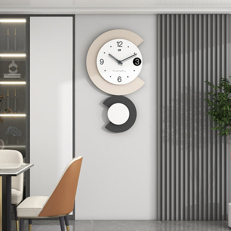 Minimalist Wall Clock for Living Room Decoration – Silent Movement Design