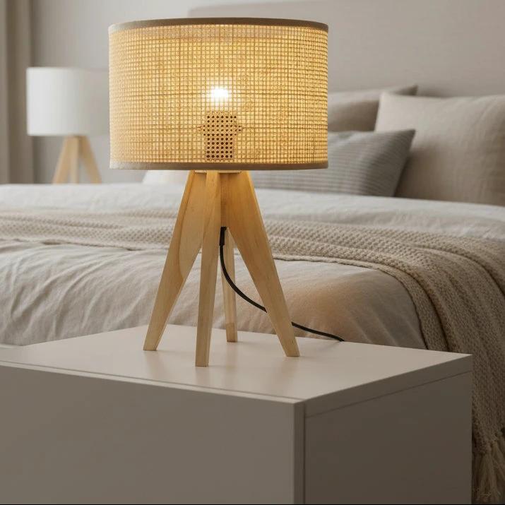 Modern Bedside Lamp 37cm x 24cm Stylish Home Lighting Lighting Table Lamps