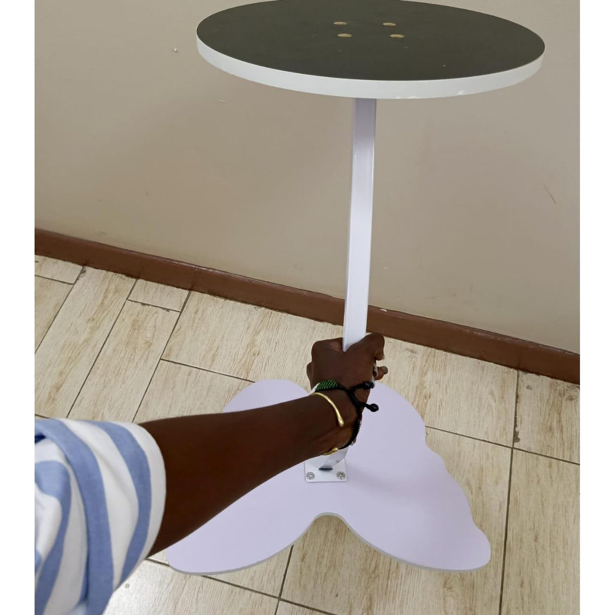 Modern Butterfly Shaped Side Stool Table