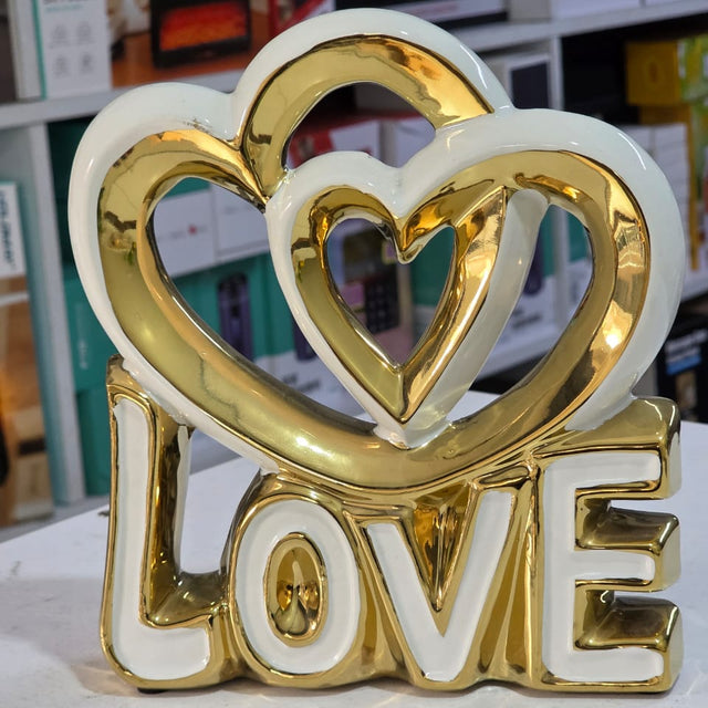 Modern Heart-Shaped Minimalist Ceramic Decor – Luxury Accent Piece