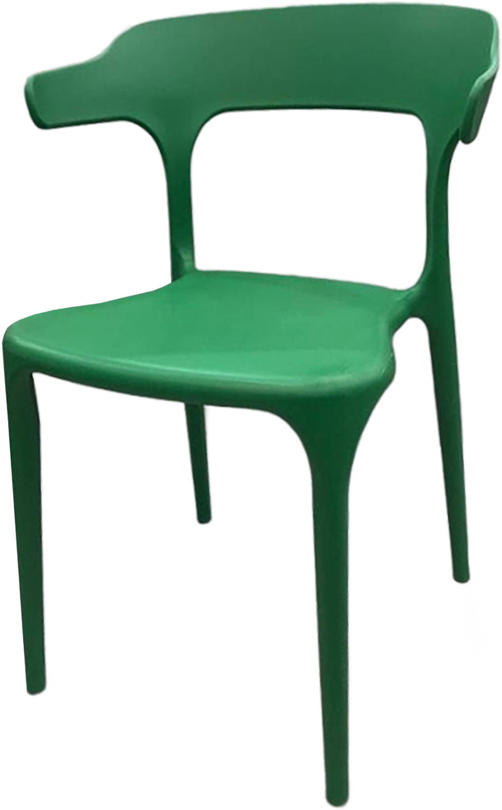 Modern Minimalist Plastic Dining Chair – Sleek Lightweight Design