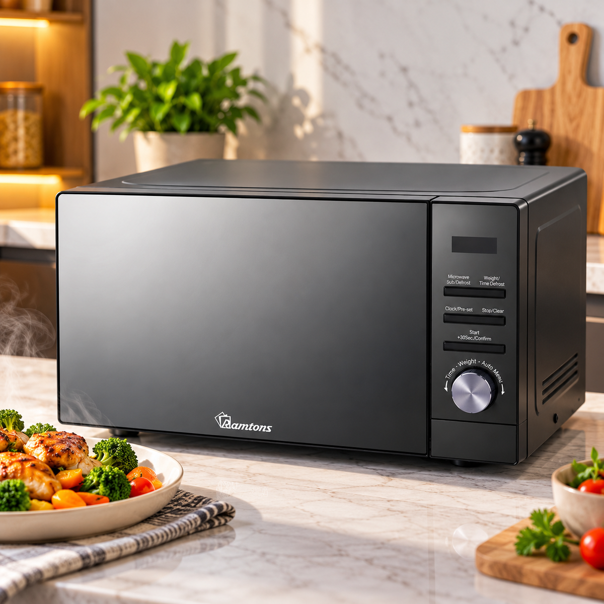 Microwave with Grill RM682 – Black
