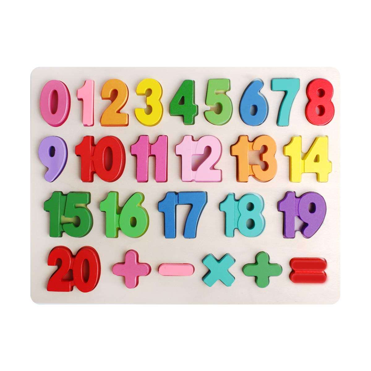 Montessori Educational Wooden Toy Early Learning Math Board (30cmx30cm)