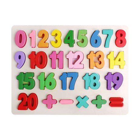 Montessori Educational Wooden Toy Early Learning Math Board (30cmx30cm)