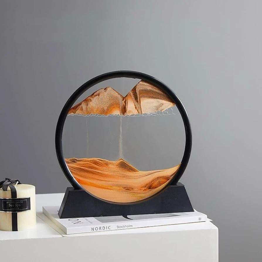 Moving Sand Scape Decor 25 cm*26 cm General Home - Decor Hourglasses
