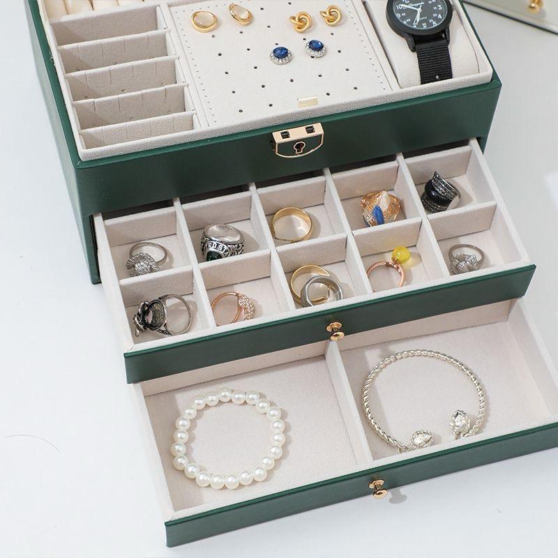 Multi-Layer Jewelry Storage Box – Large Capacity Organizer Case