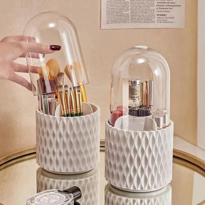 Multifunction 360° Rotating Organizer Holder for Makeup Brushes, Pens, and Desktop Storage Makeup Organizers Household Storage Caddies