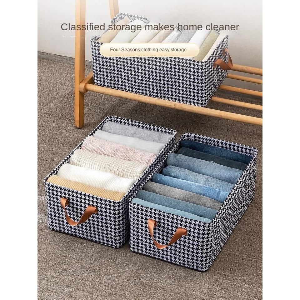 Multifunctional Closets Clothes Organizer | Pants, Jeans, Underwear, Socks, T-Shirt Storage Box (47 x 28 x 20cm)