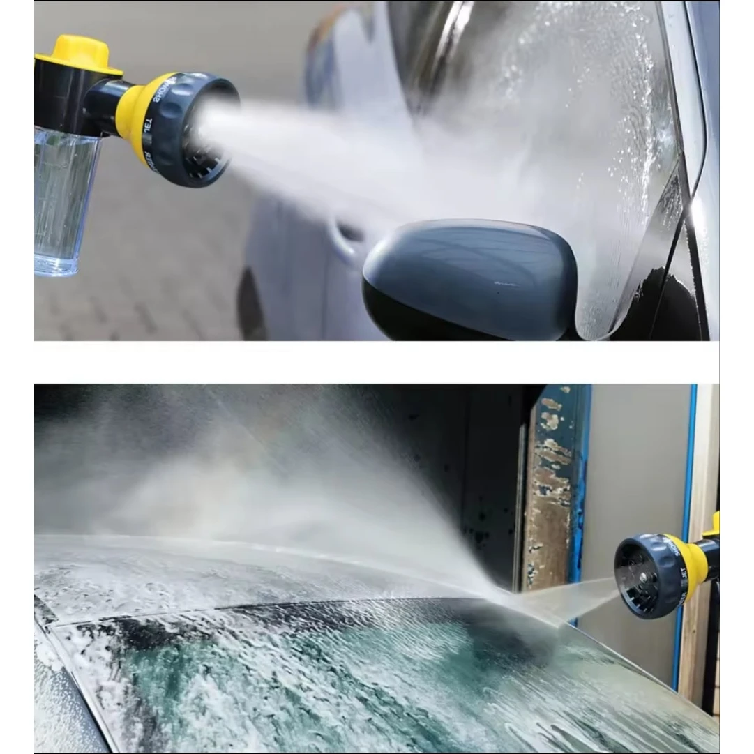 Multifunctional Portable Water Gun with 8 Spray Patterns Car wash Car Wash Solutions