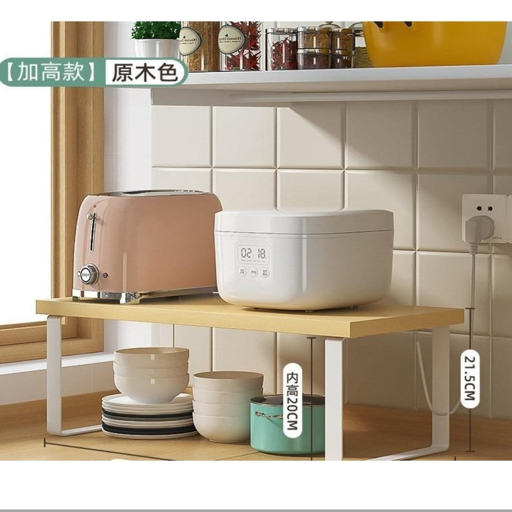 Multifunctional Shelf Organizer Space Saving Countertop Storage