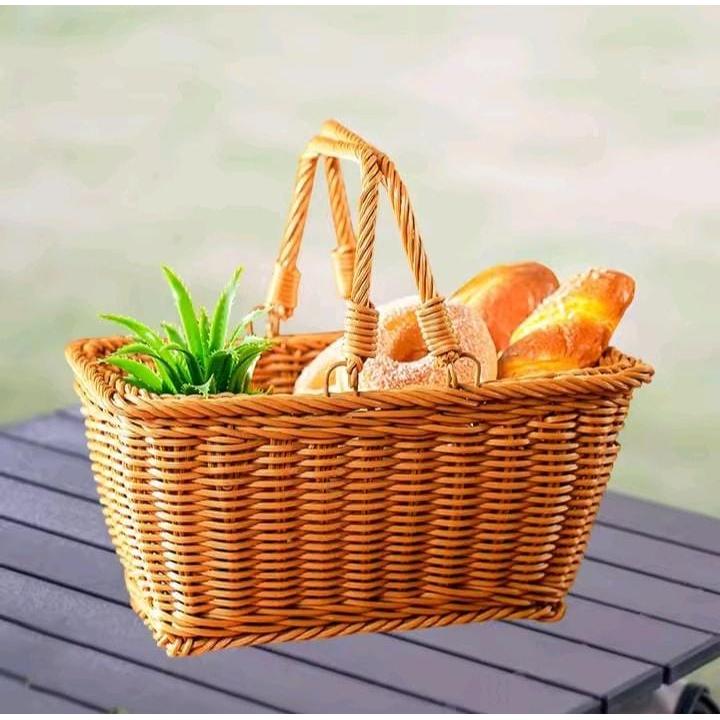 Multipurpose Rattan Wicker Basket – Brown