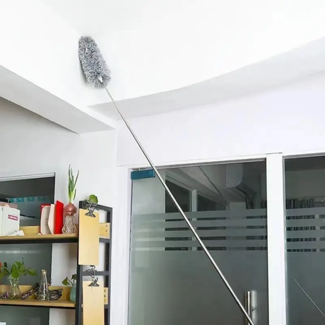 Multipurpose Telescopic Adjustable Microfiber Cleaner Flexible & Efficient Cleaning Tool
