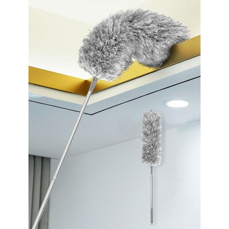 Multipurpose Telescopic Adjustable Microfiber Cleaner Flexible & Efficient Cleaning Tool