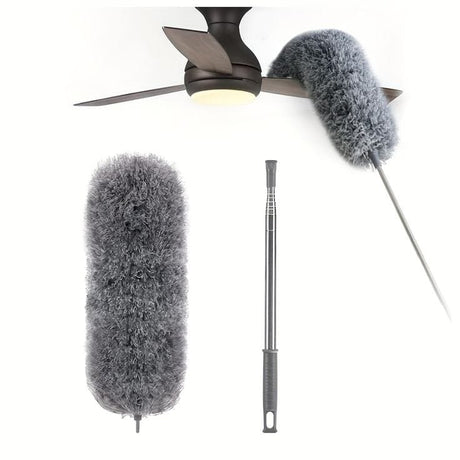 Multipurpose Telescopic Adjustable Microfiber Cleaner Flexible & Efficient Cleaning Tool