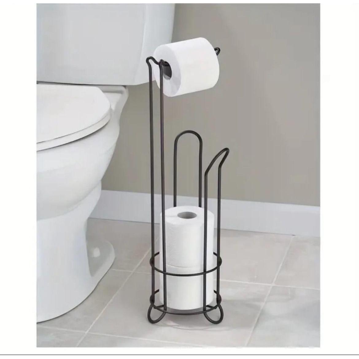 New Metallic Toilet Tissue Holder Matte Black Finish