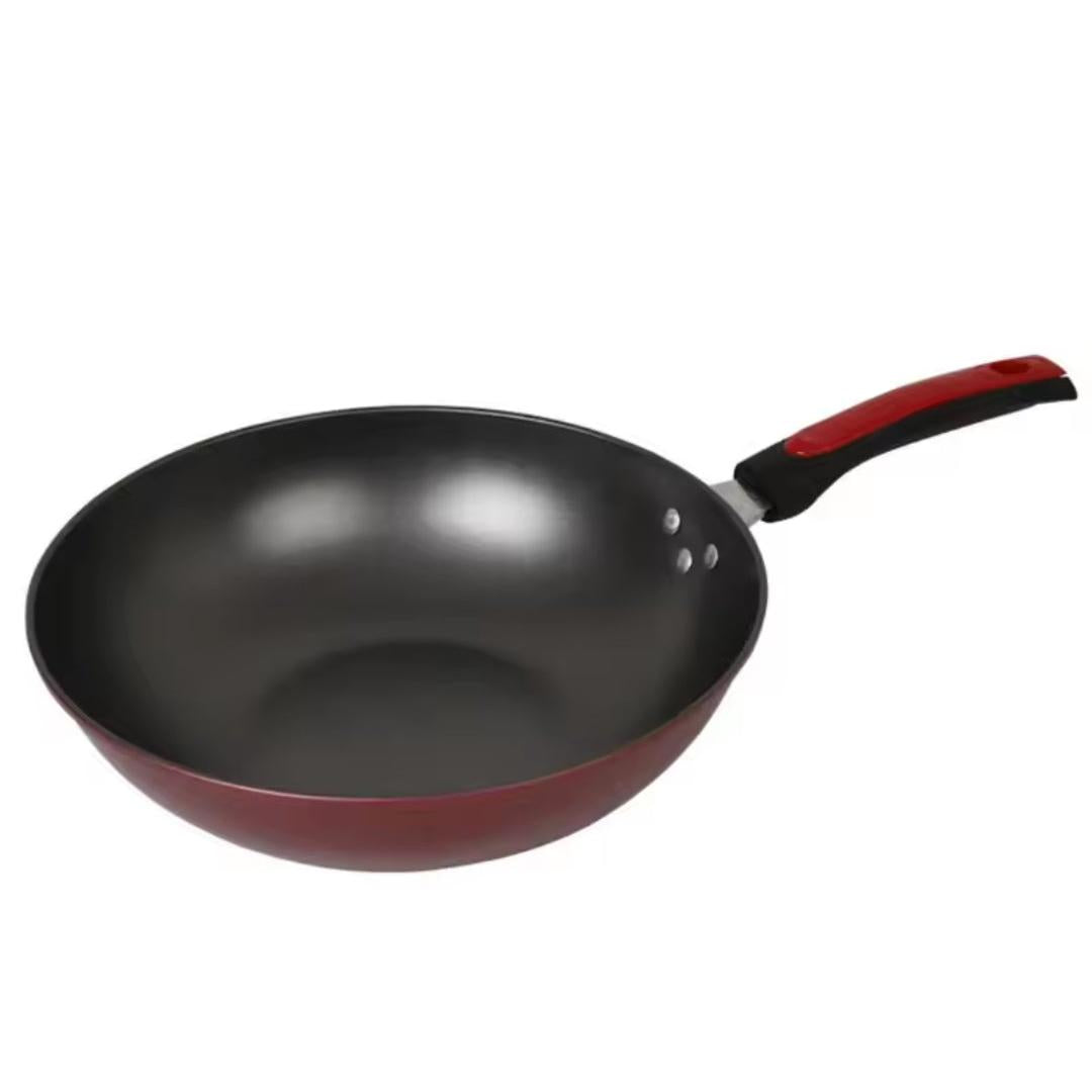 Non Stick Deep Frying Pan with Glass Lid Versatile Skillet for Sautéing, Frying, and Cooking