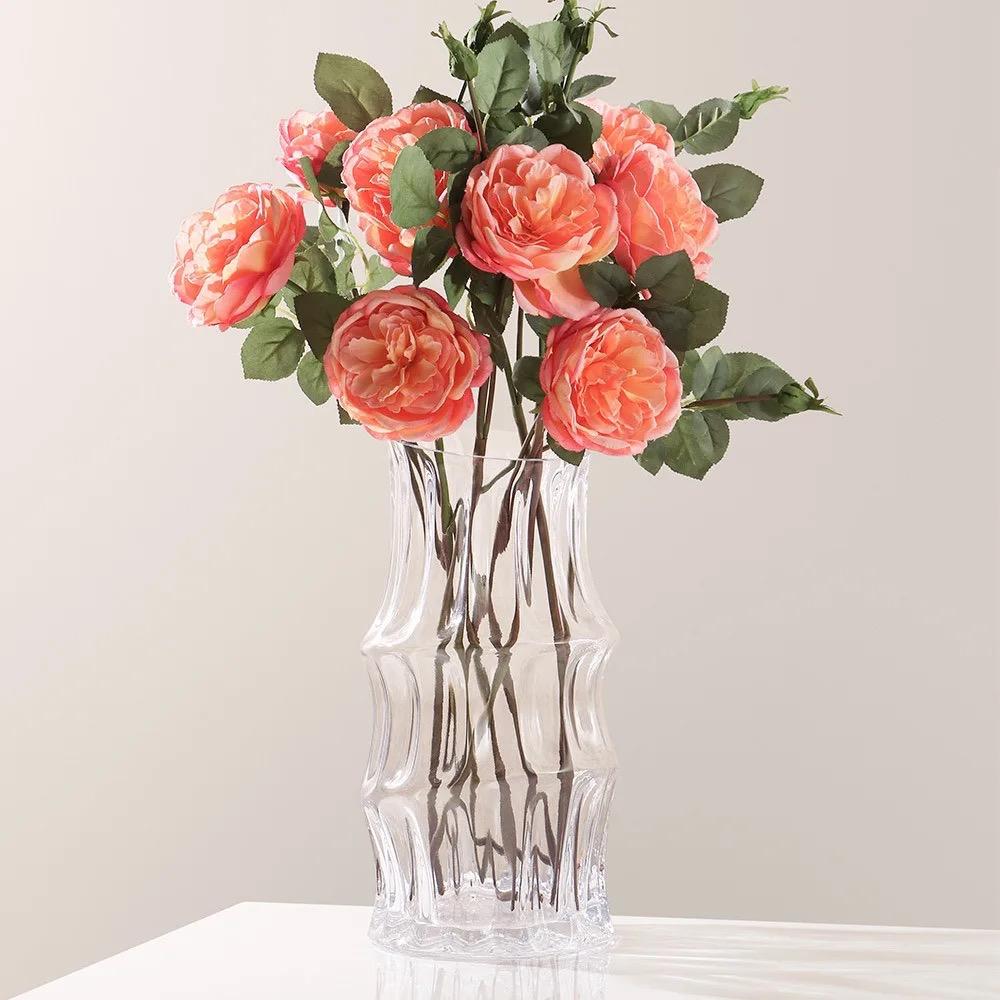 Nordic Heavy Creative Dark Glass Vase 35cm