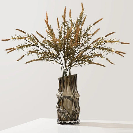 Nordic Heavy Creative Dark Glass Vase 35cm