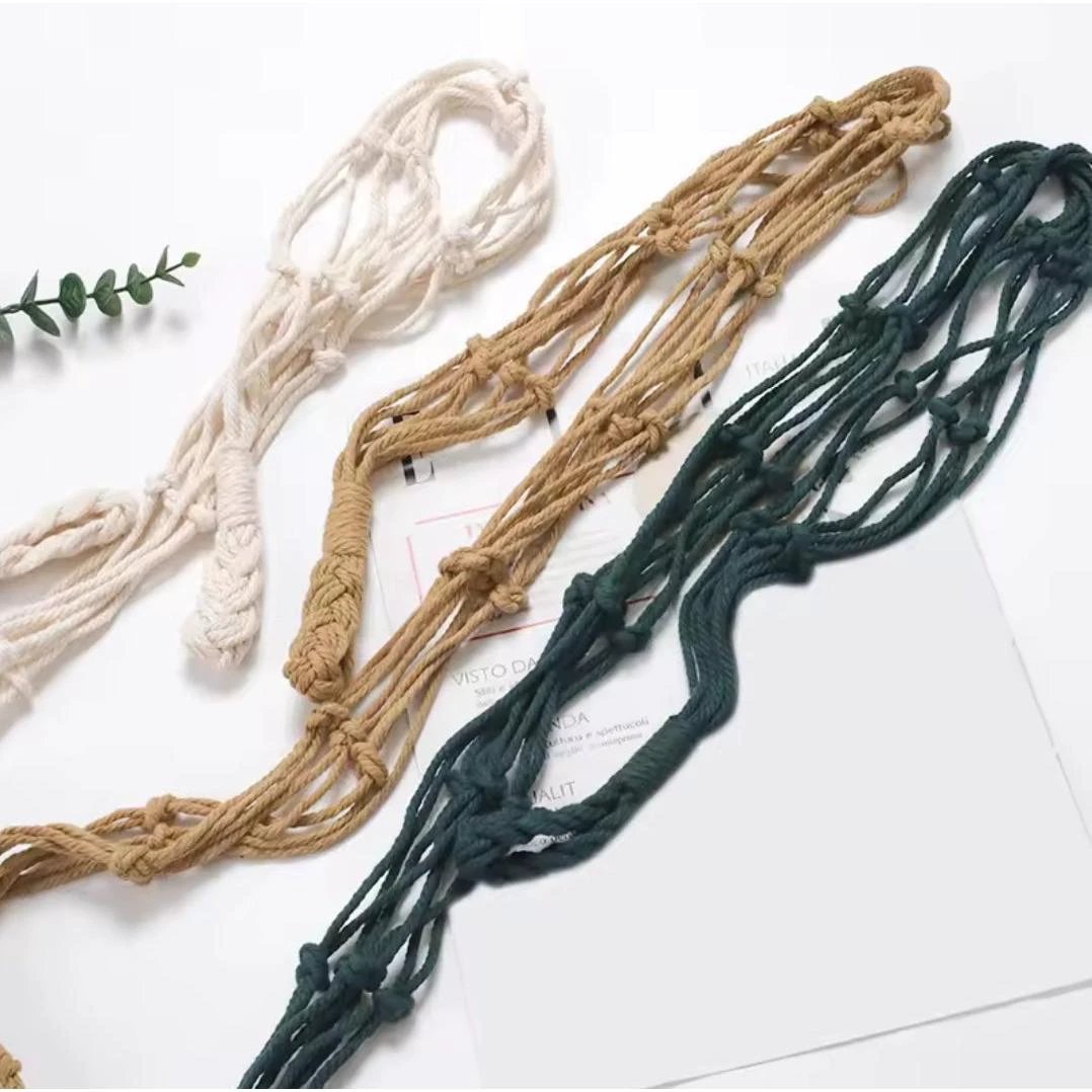 Nordic Style Hanging Cotton Rope Roll Paper Holder Bathroom Accessories