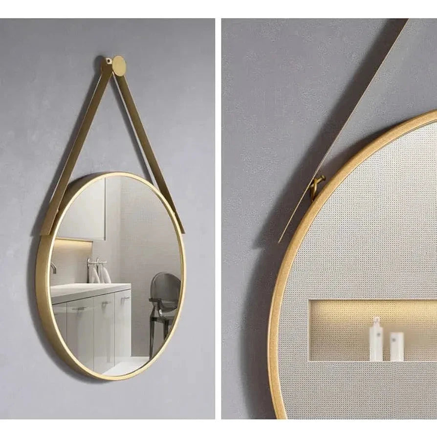 Nordic Wall Mirror – Minimalist Round Design, 50cm Diameter Mirrors Mirrors
