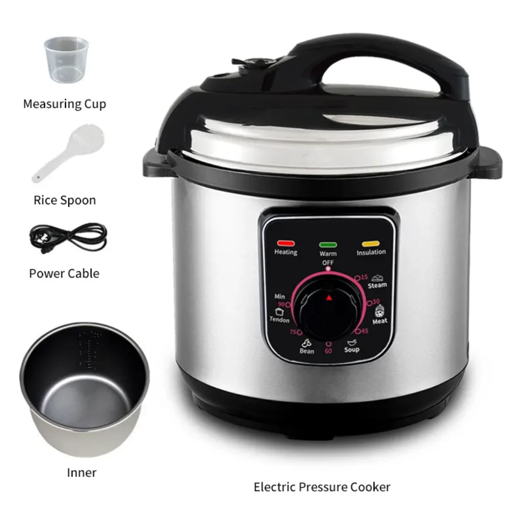 Nunix Multifunction Pressure Cooker PC02K 5L 800W for Fast and Convenient Cooking Kitchen Appliances