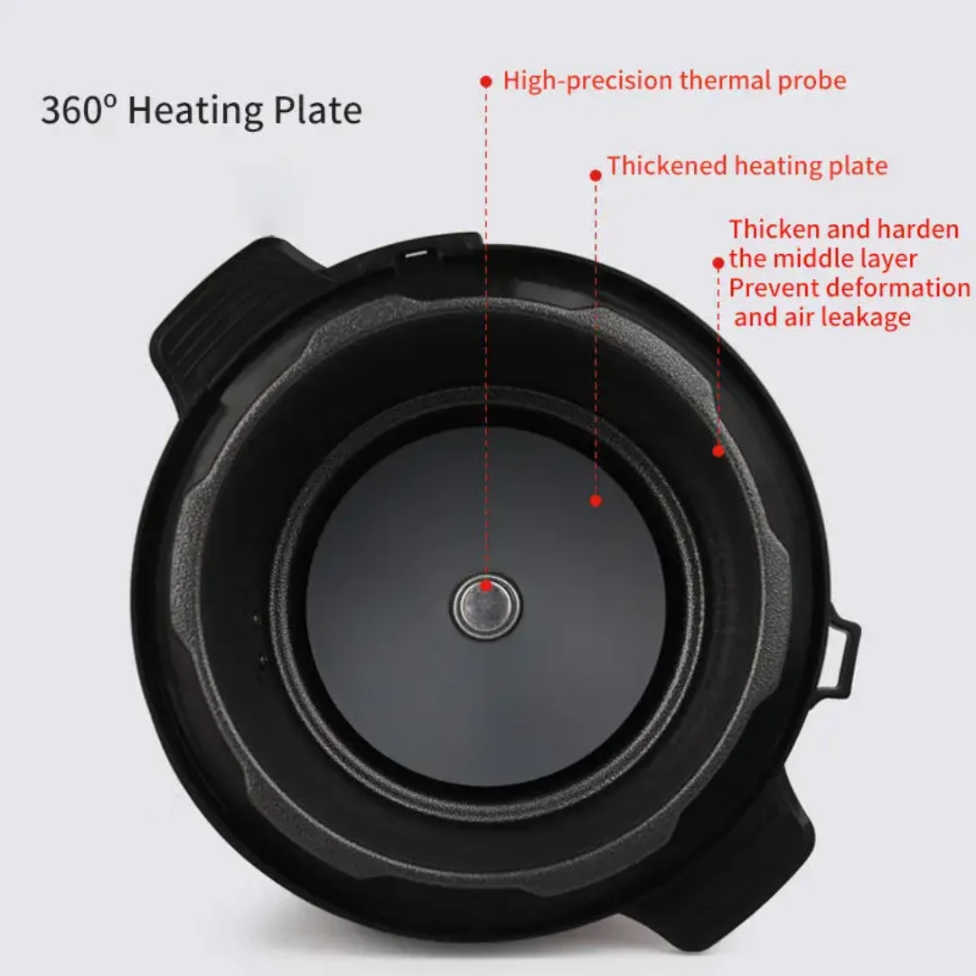 Nunix Multifunction Pressure Cooker PC02K 5L 800W for Fast and Convenient Cooking Kitchen Appliances