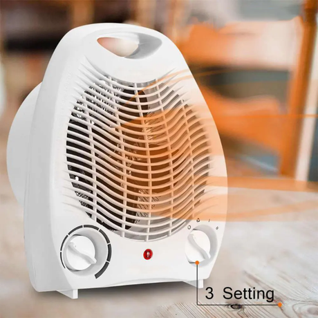 Nunix Room Heater NH01 with 2 Heat Settings and Adjustable Power 1000W or 2000W
