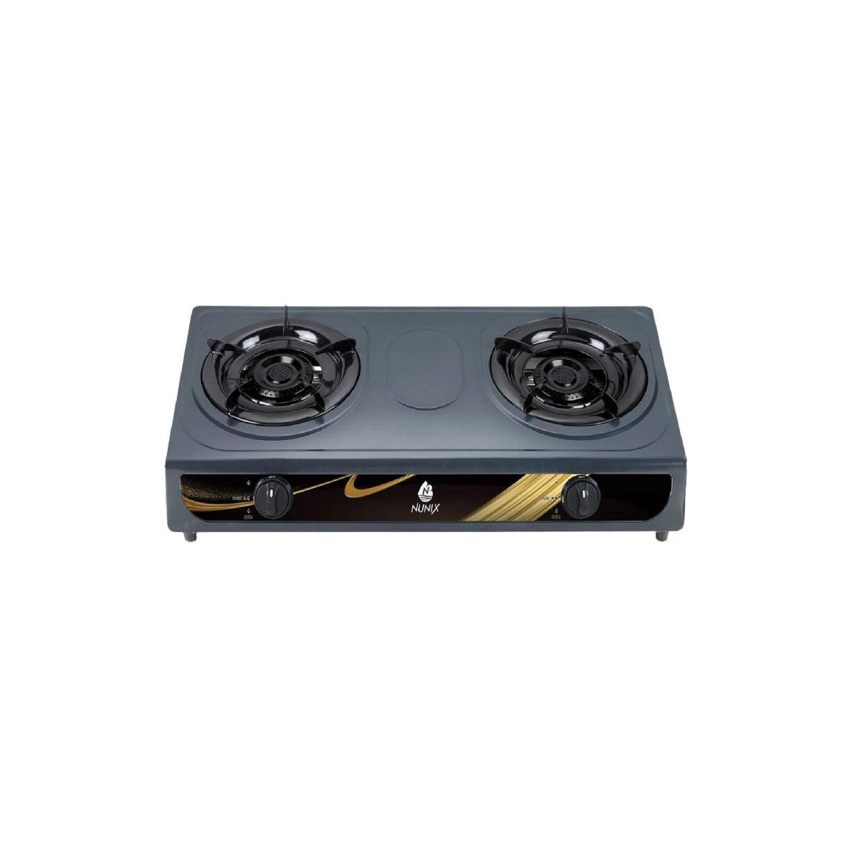 Nunix TwoBurner Auto Ignition Gas Stove,high efficiency burners, Stainless steel double tops,high heat output, Outdoor cooking, Camping cookware.