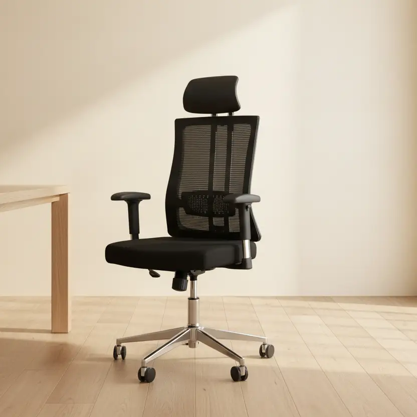 Orthopedic Mesh Office Chair With Adjustable Armrests Furniture Office Chairs