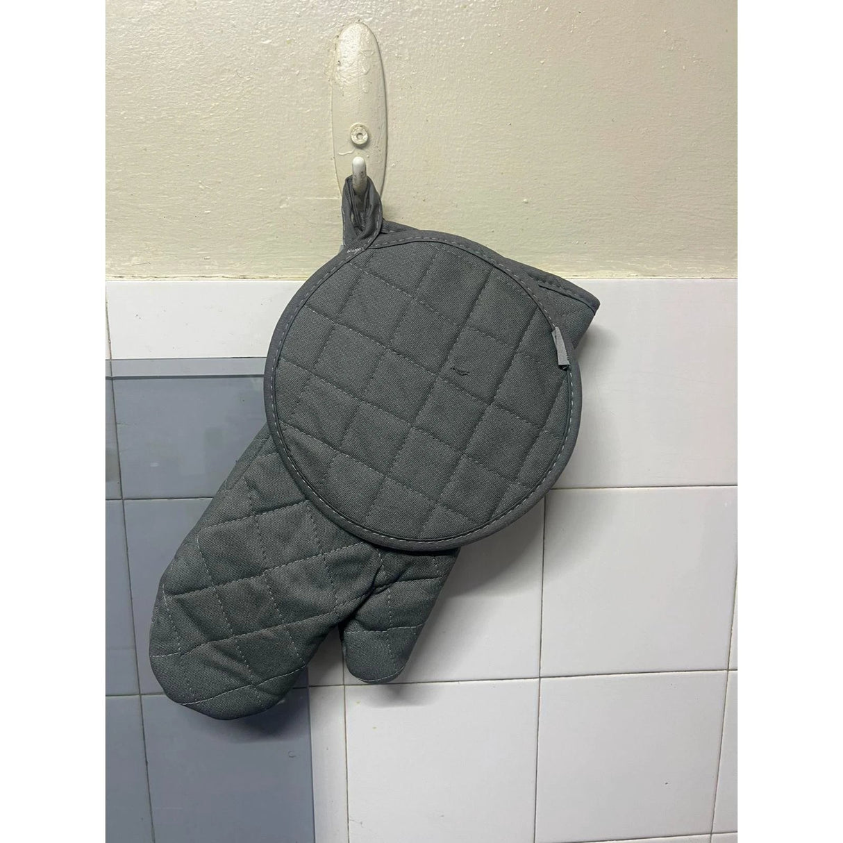 Oven Glove & Pot Holder Set Comfortable 100% Cotton Protection Kitchen Linen Kitchen Linens Sets
